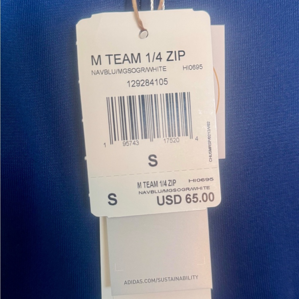 Adidas Men's Team Issue Half-Zip Sweatshirt NWT!! - Picture 4 of 4